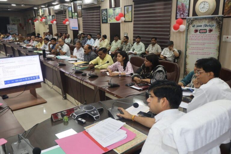 संभल-DM की अध्यक्षता में पशुधन विभाग की समीक्षा बैठक