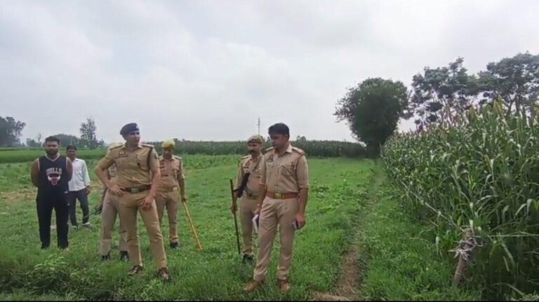 संभल-कक्षा दसवीं के छात्र का जंगल में धान की फ़सल मे पड़ा मिला शव