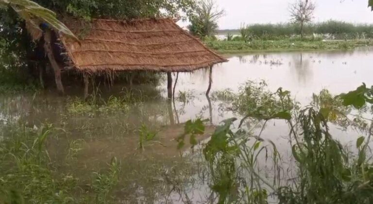 आगरा-लगातार बढ़ रही यमुना में पानी के कारण शहर से देहात तक बाढ़ के हालात